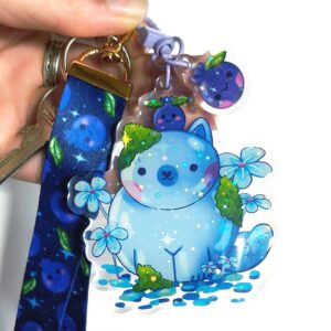 Myrtille • Porte-clés lanière